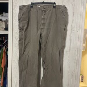 Carhartt B11 Brown Duck  Canvas Utility Work Pants Original Fit Mens Size 48x 32